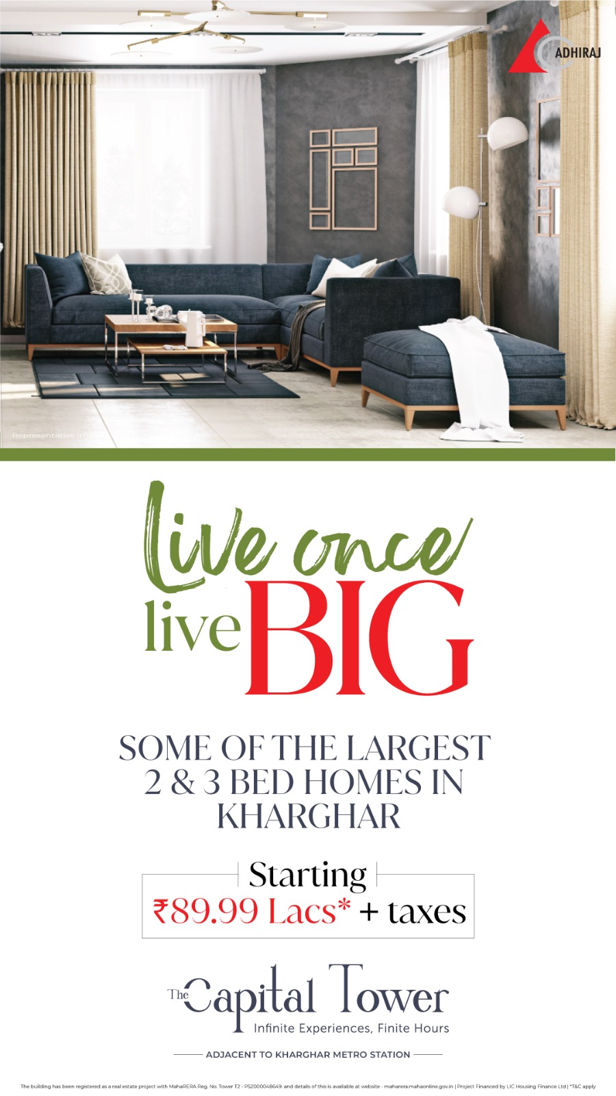 Live Once Live Big Capital Tower Kharghar