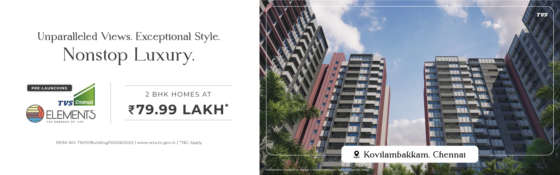 Tvs Emerald Elements Kovilambakkam Chennai