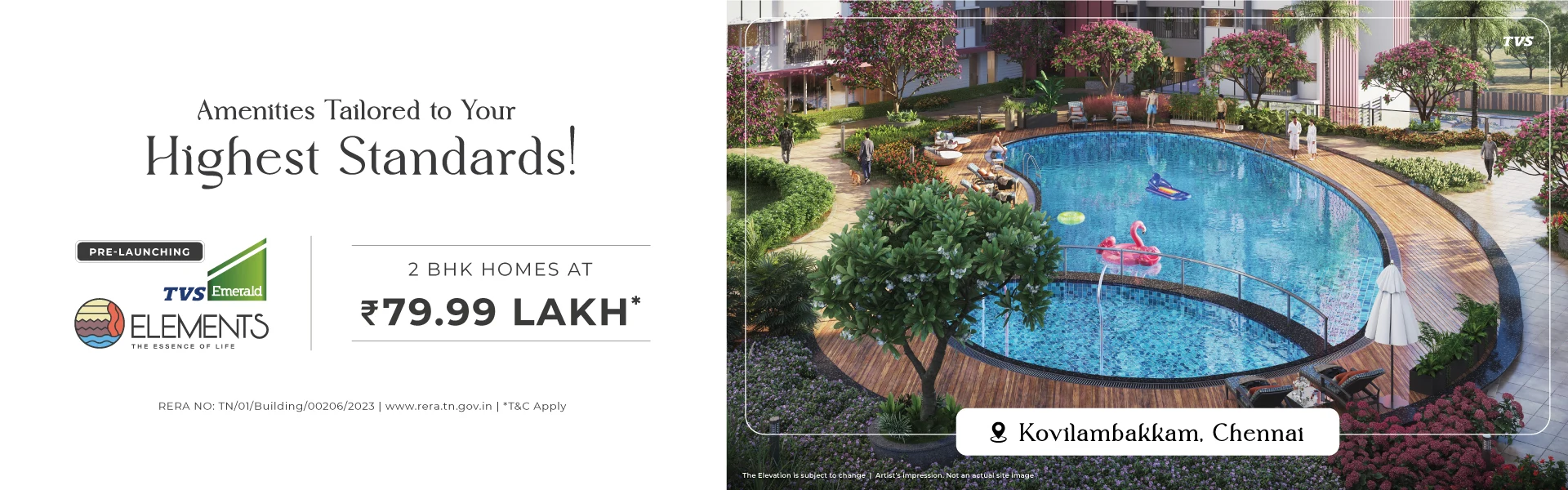 Tvs Emerald Elements Kovilambakkam Chennai - Premium Real Estate Project