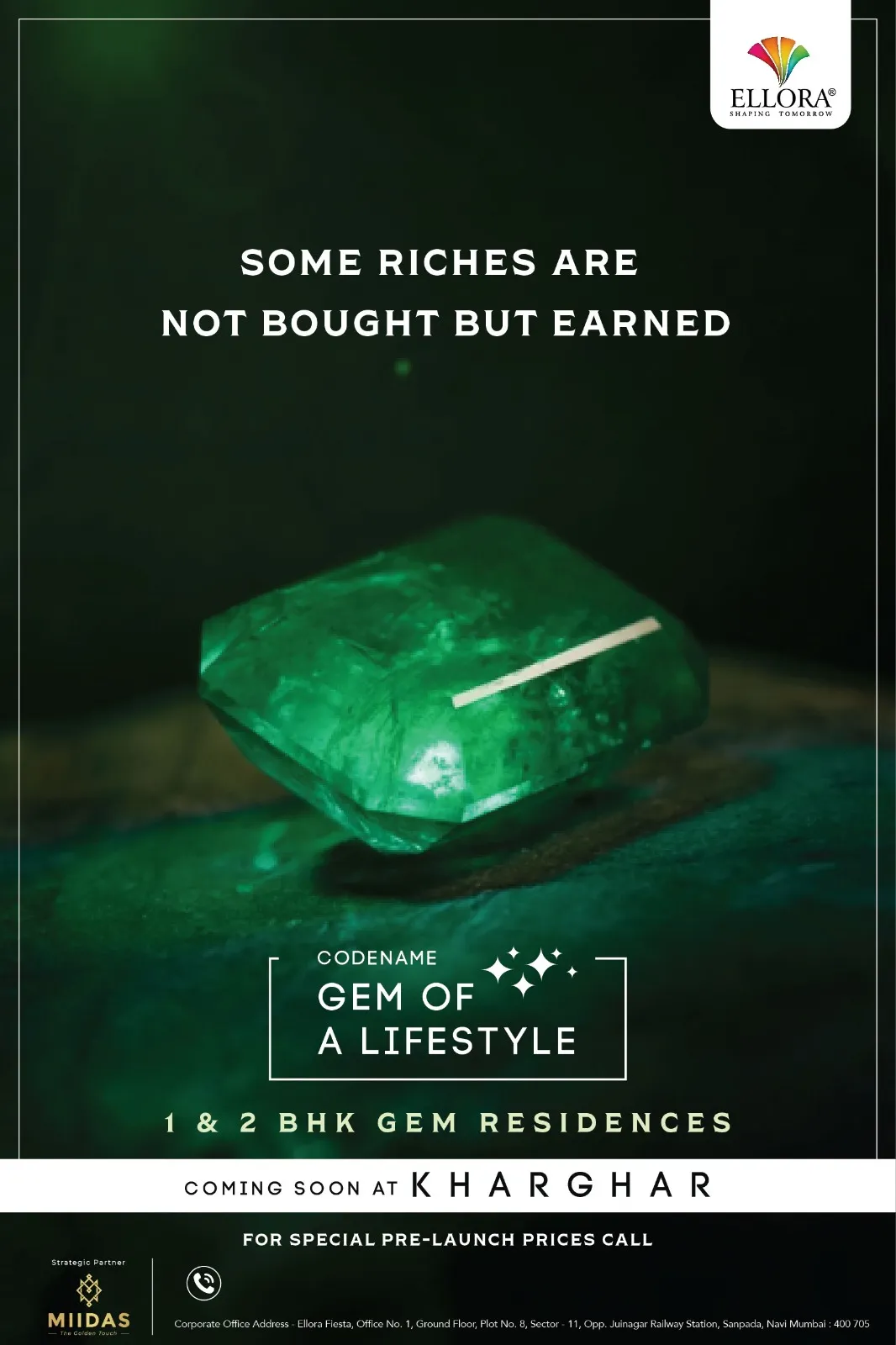 Ellora Codename Gem of a Lifestyle Kharghar - Residential Project in ROHINJAN,TAL.-PANVEL,DIST.- RAIGAD by Ellora Group