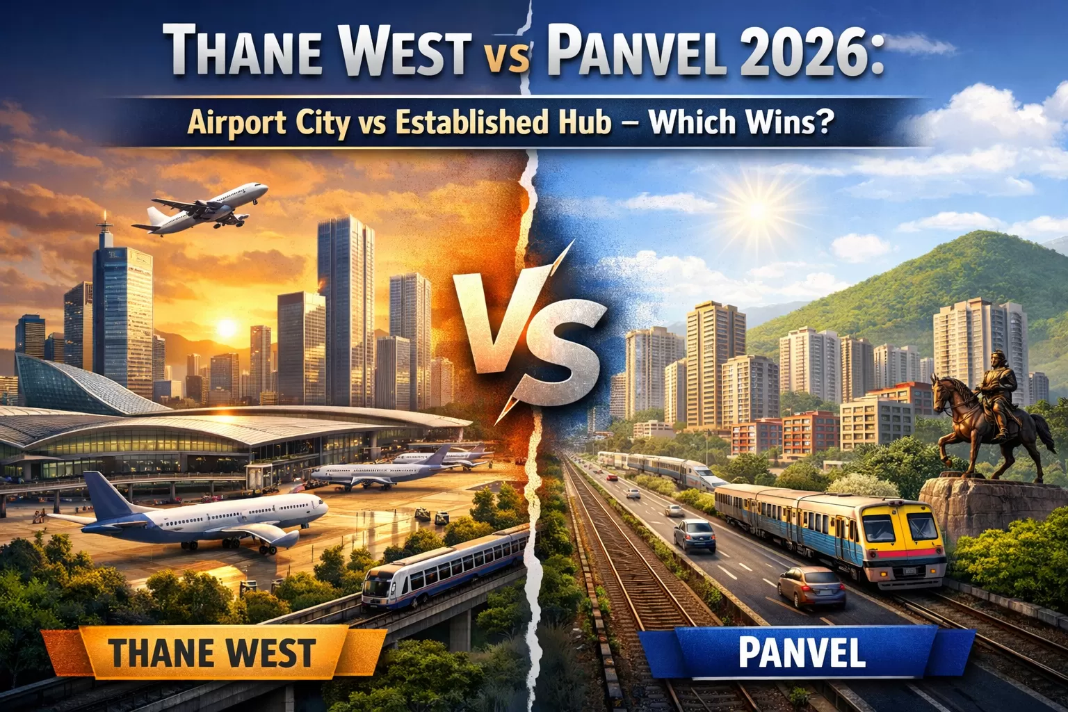 Thane West vs Panvel 2026: Which is Better for Investment &amp; Living?